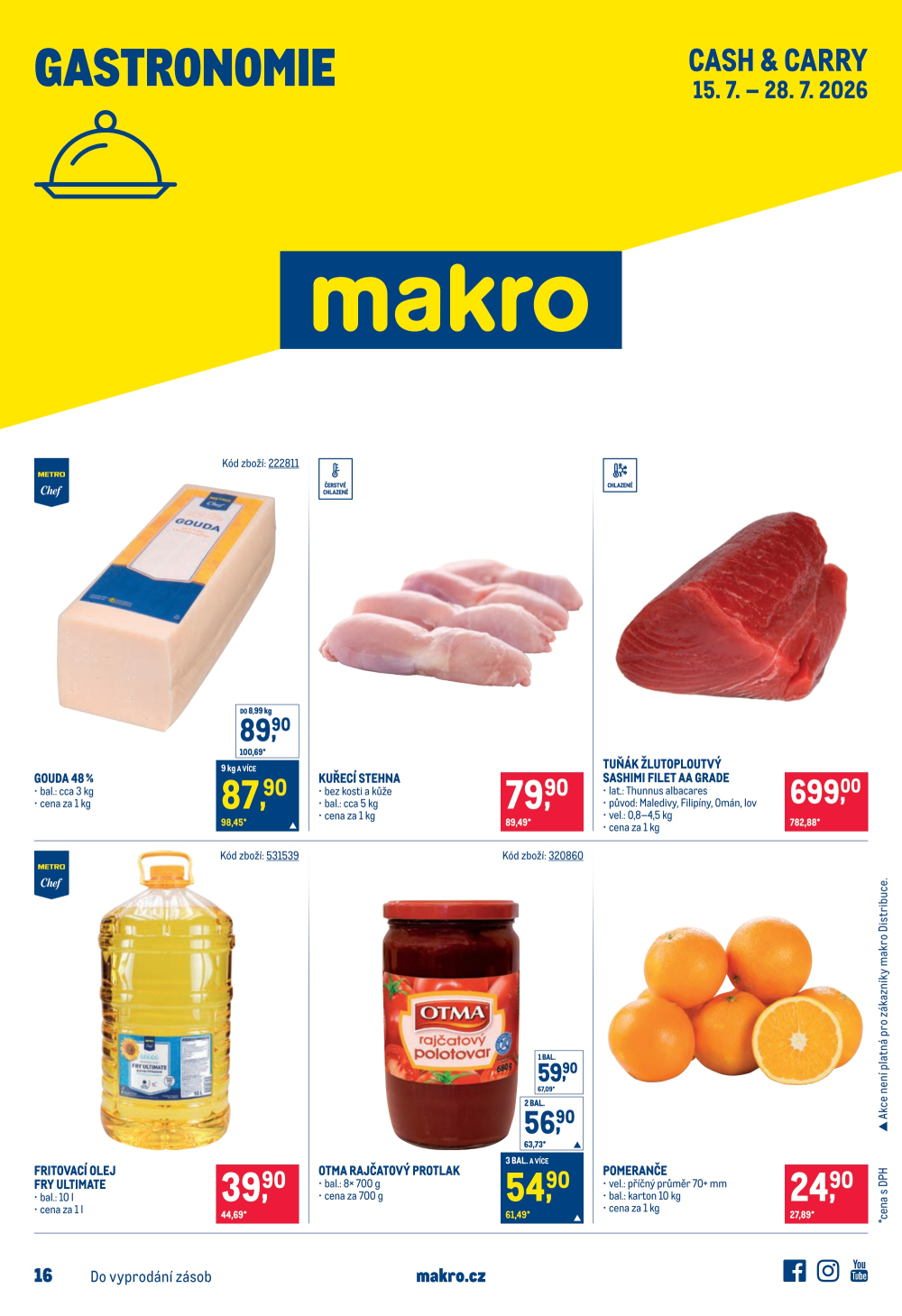 Leták Makro leták - Gastronomie - strana 1