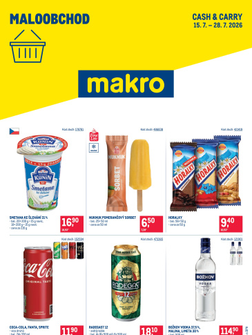 Makro leták - Maloobchod