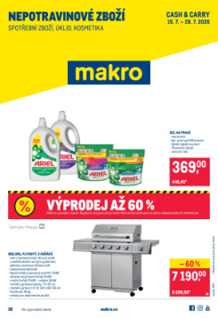 Makro leták - Spotřební zboží, úklid, kosmetika