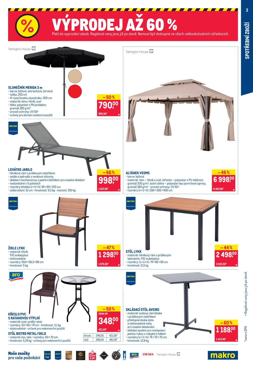 Leták Makro leták - Spotřební zboží, úklid, kosmetika - strana 3