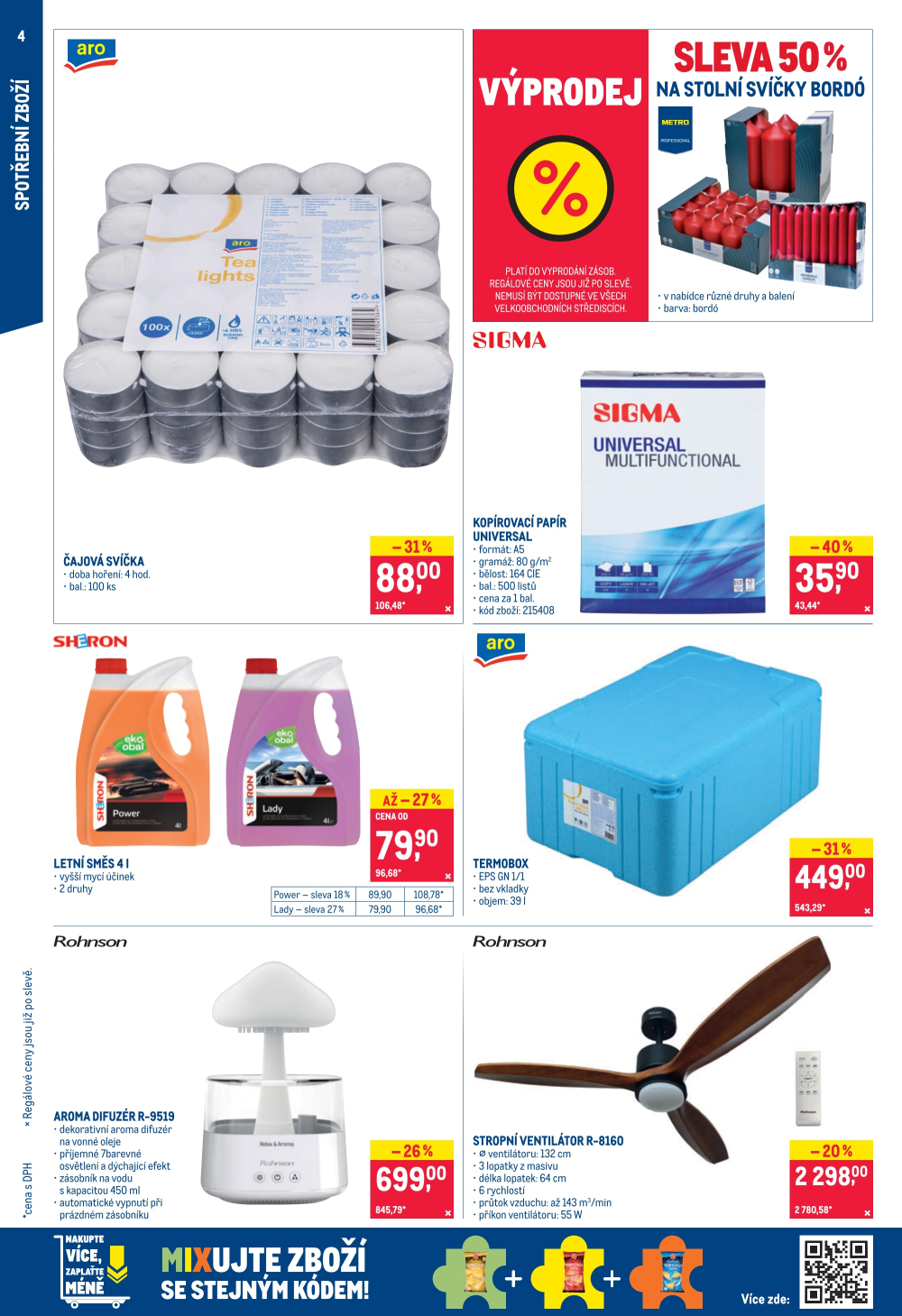 Leták Makro leták - Spotřební zboží, úklid, kosmetika - strana 4