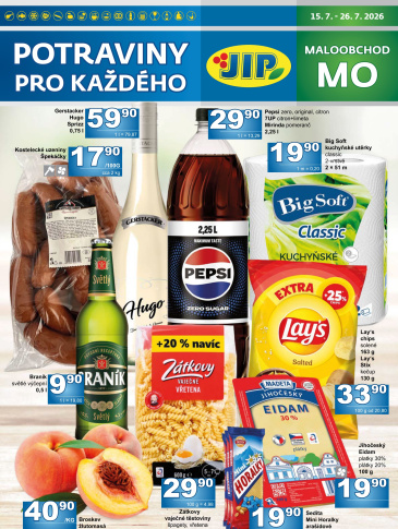 JIP leták maloobchod