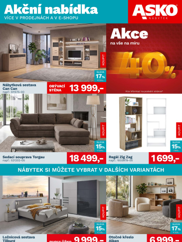 ASKO nábytek leták - Akční nabídka