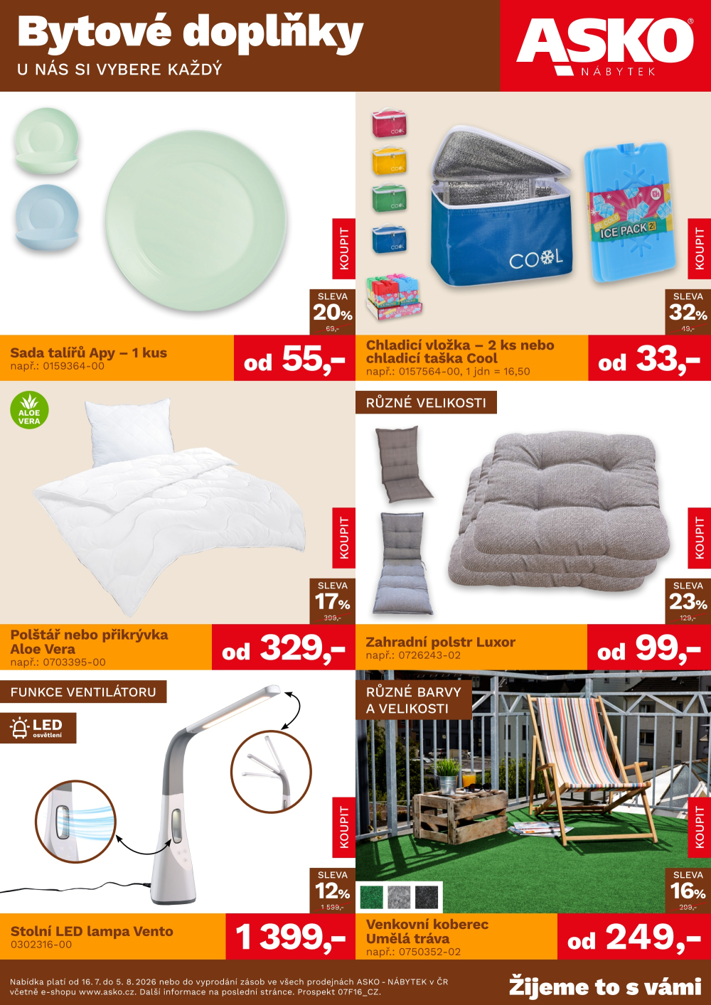 Leták ASKO nábytek leták - Bytové doplňky - strana 1