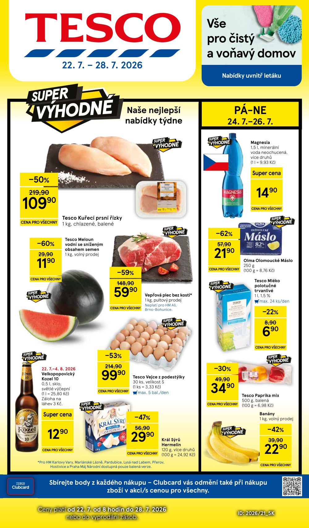 Leták Tesco hypermarket leták - strana 1