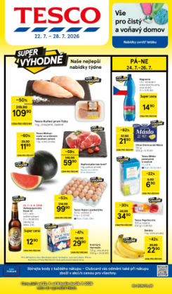 Tesco hypermarket leták