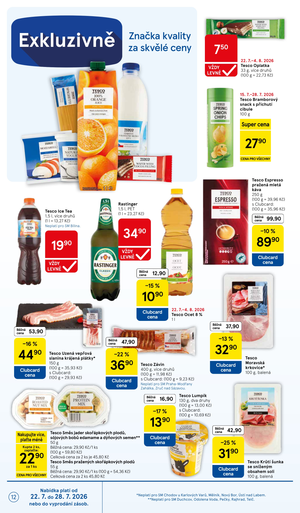 Leták Tesco supermarket leták - strana 12