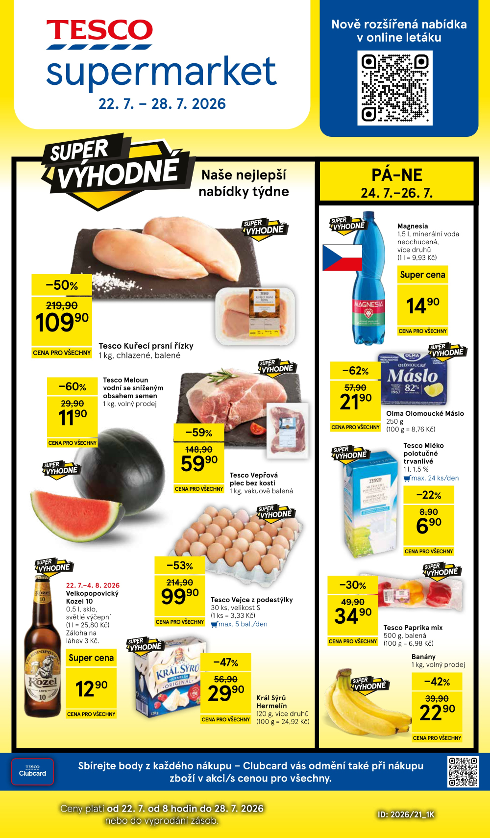 Leták Tesco supermarket leták - strana 1