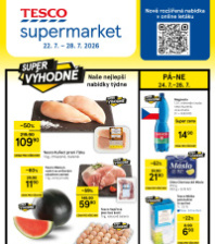Akční leták Tesco supermarket 