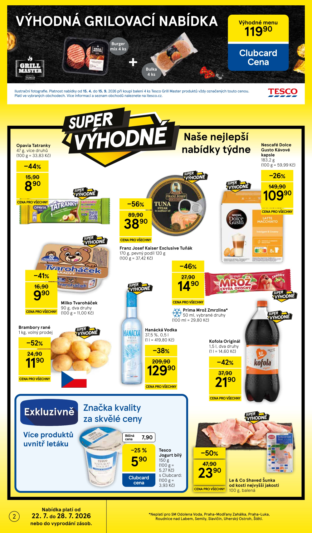 Leták Tesco supermarket leták - strana 2