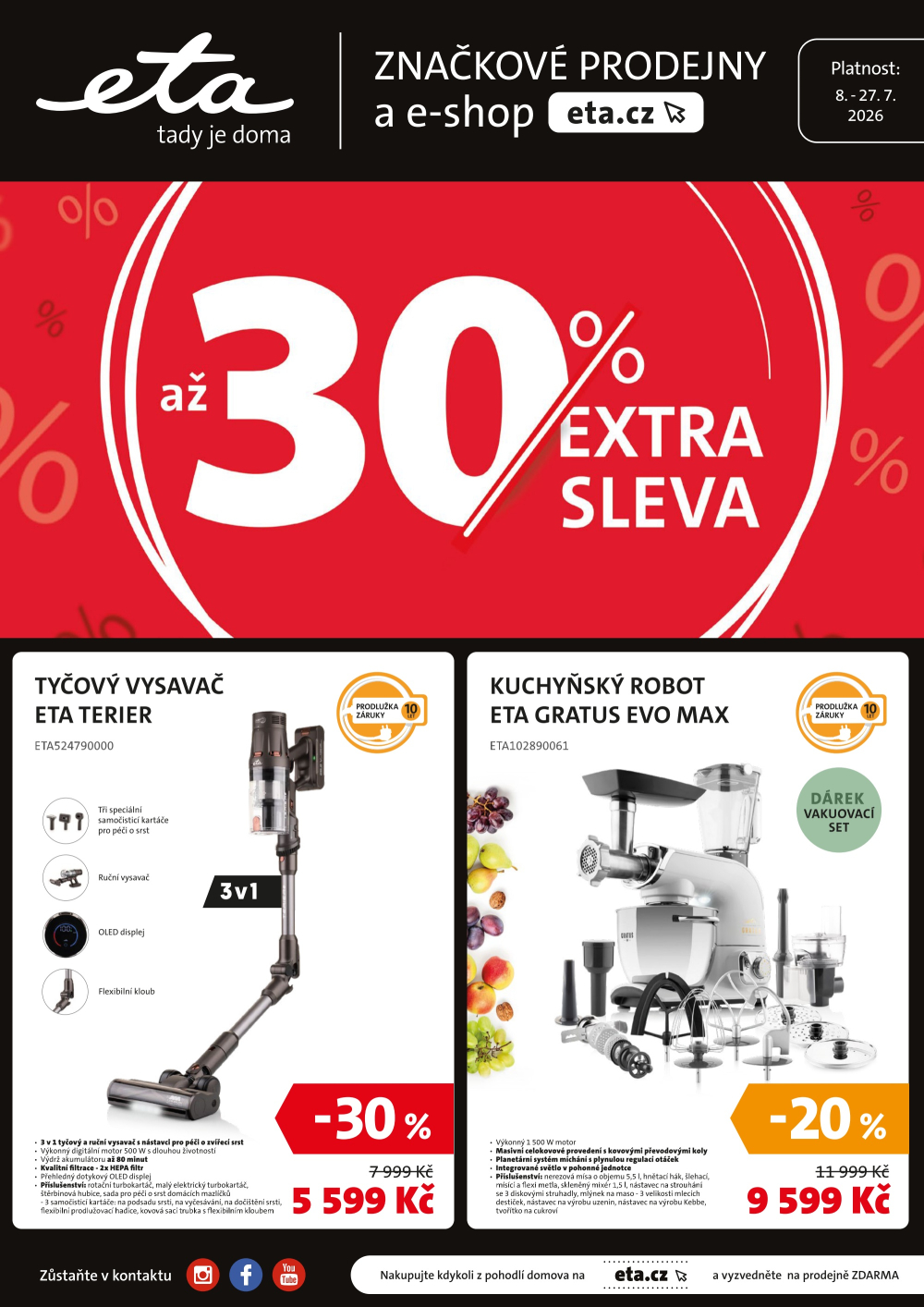 Leták Eta leták - Extra sleva - strana 1
