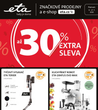 Akční leták Eta  - Extra sleva