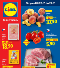 Akční leták Lidl  od pondělí