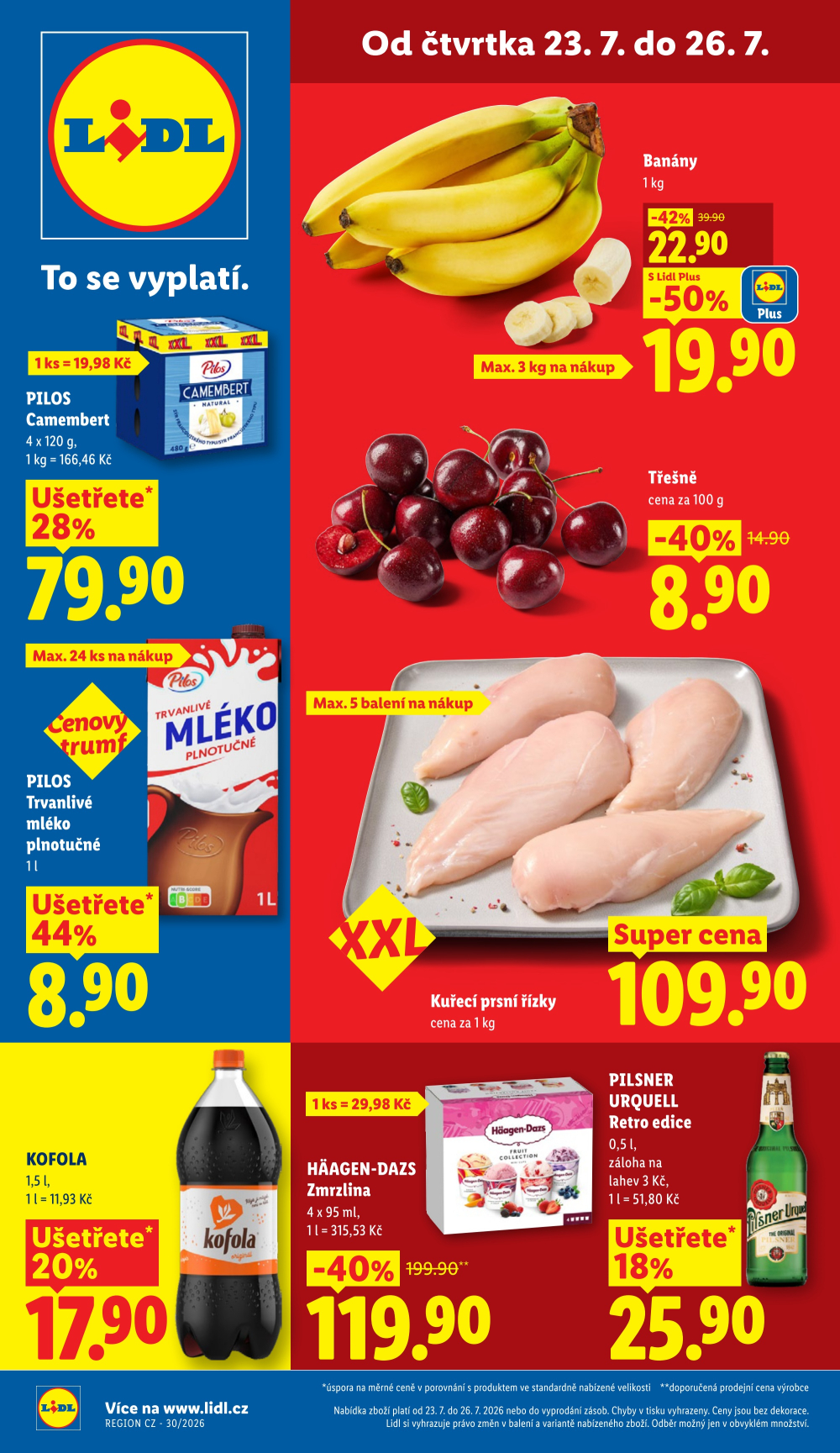 Leták Lidl leták od čtvrtka - strana 1