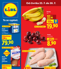 Akční leták Lidl  od čtvrtka