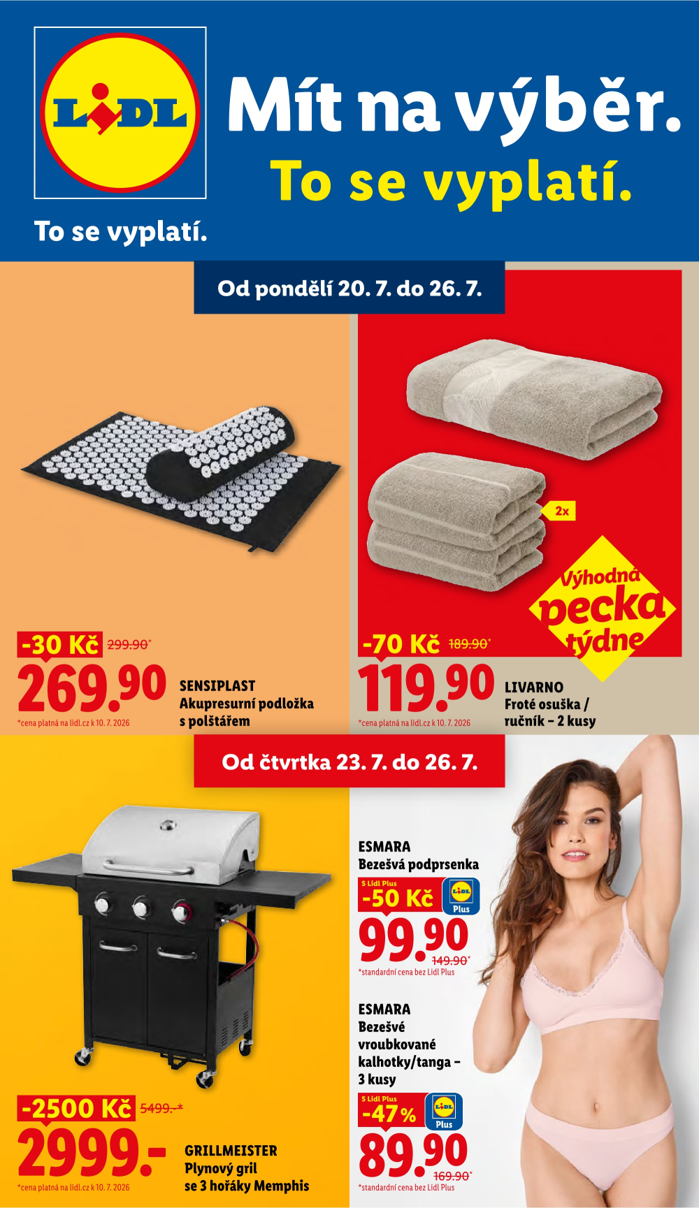 Leták Lidl leták - Nabídka spotřebního zboží - strana 1