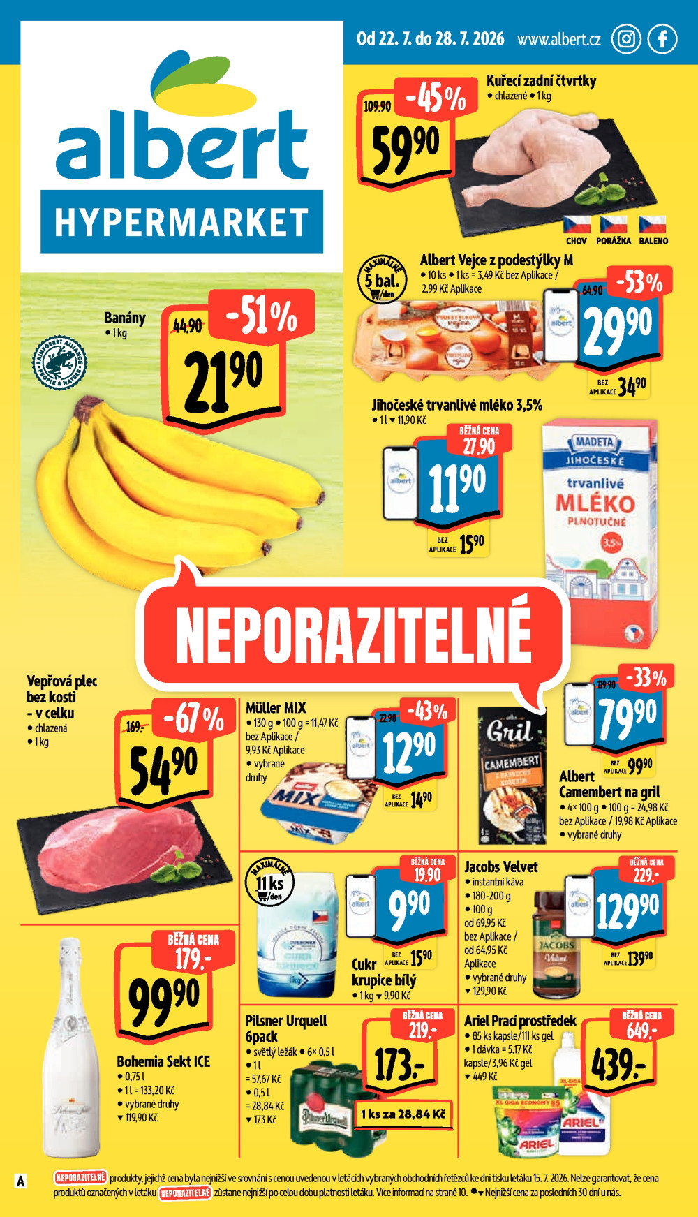 Leták Albert Hypermarket leták - strana 1
