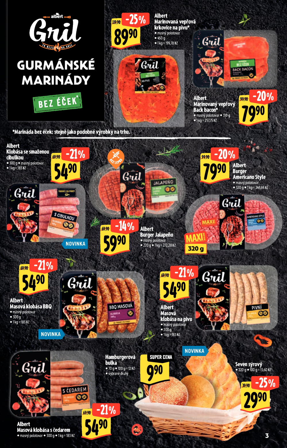 Leták Albert Hypermarket - To nejlepší na gril - strana 3