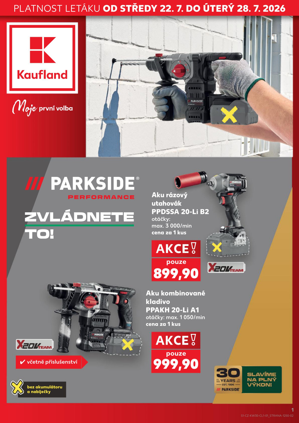 Leták Kaufland leták - Spotřební zboží - strana 1