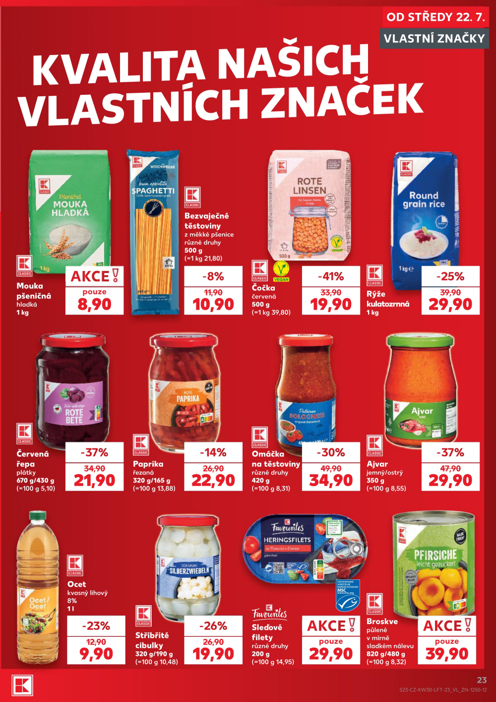 Leták Kaufland leták Praha 6 - Podbaba - strana 23