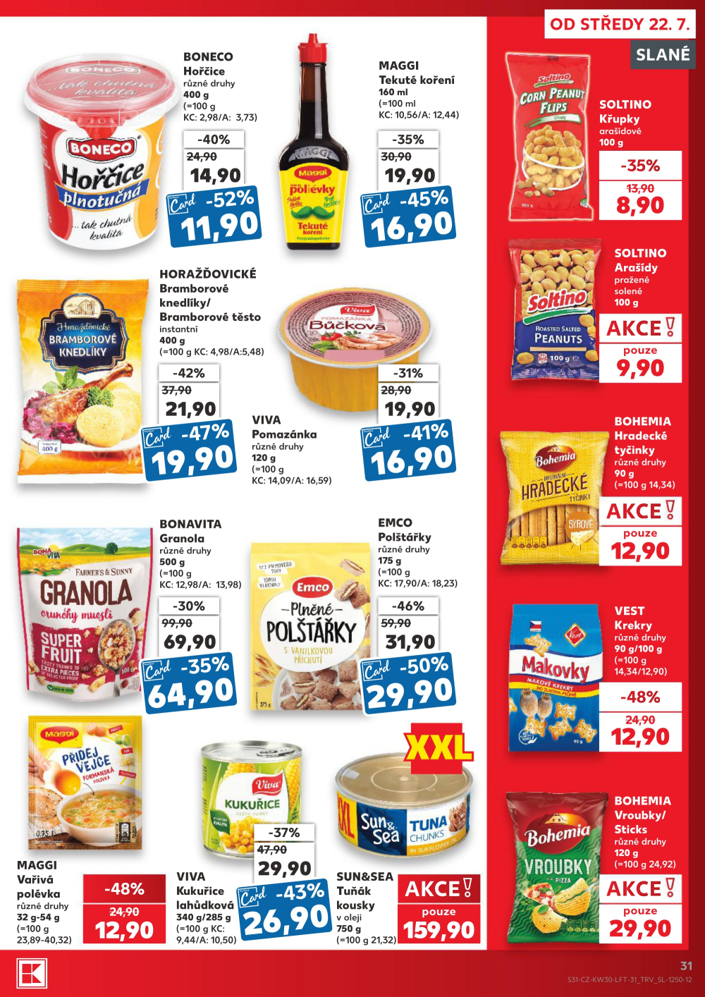 Leták Kaufland leták Praha 6 - Podbaba - strana 31