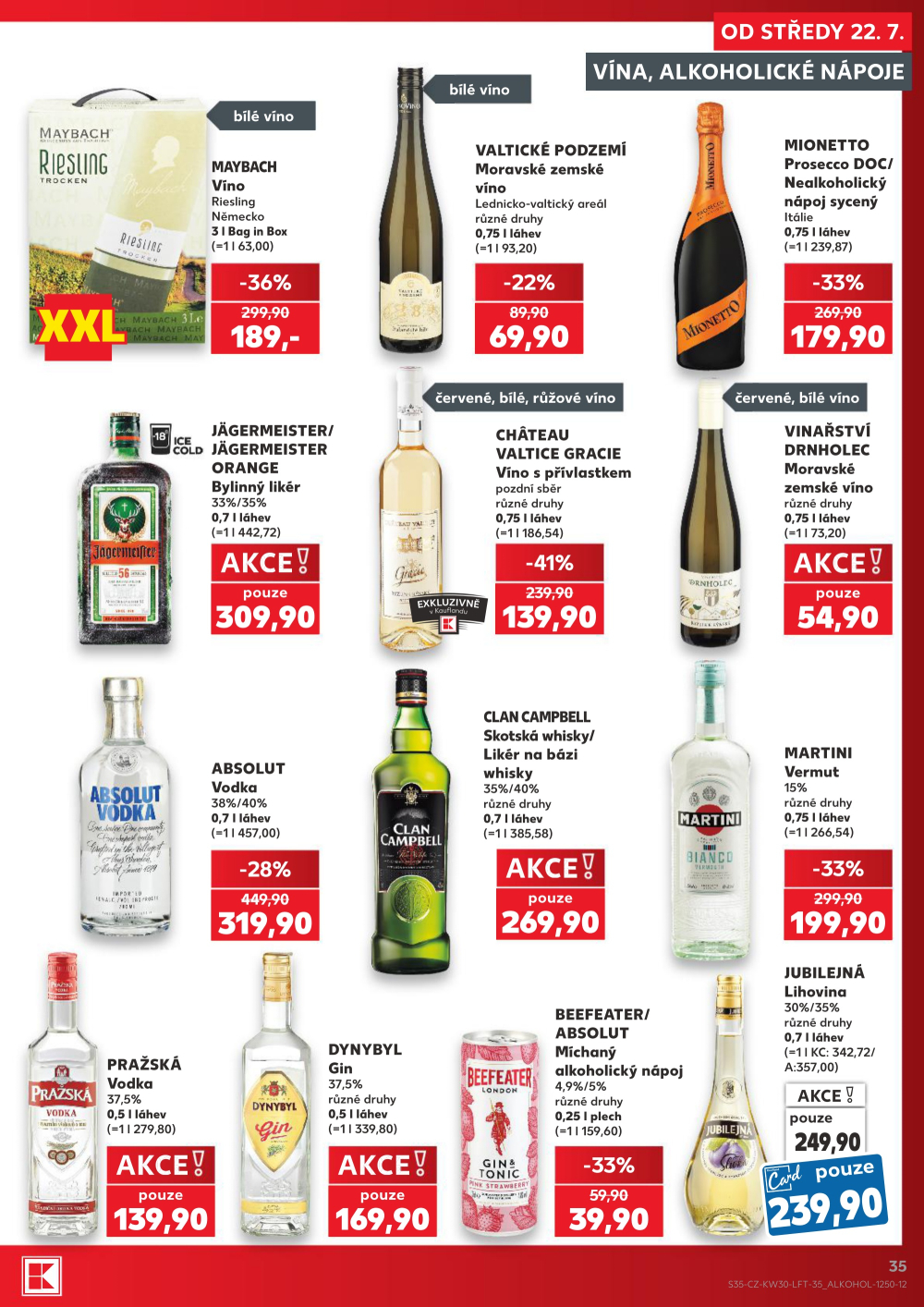 Leták Kaufland leták Praha 6 - Podbaba - strana 35