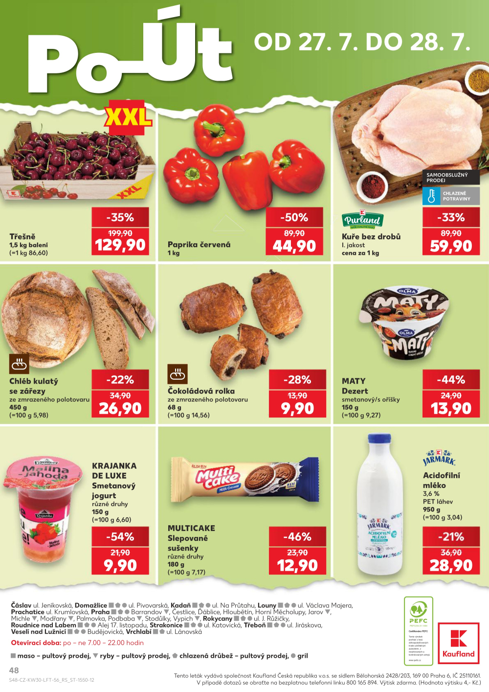 Leták Kaufland leták Praha 6 - Podbaba - strana 48