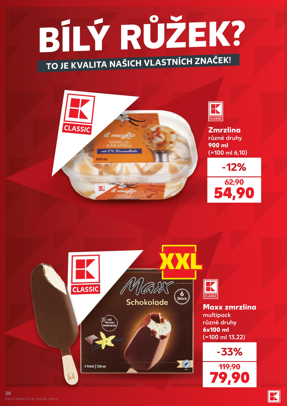 Leták Kaufland leták Praha 3 - Jarov - strana 20
