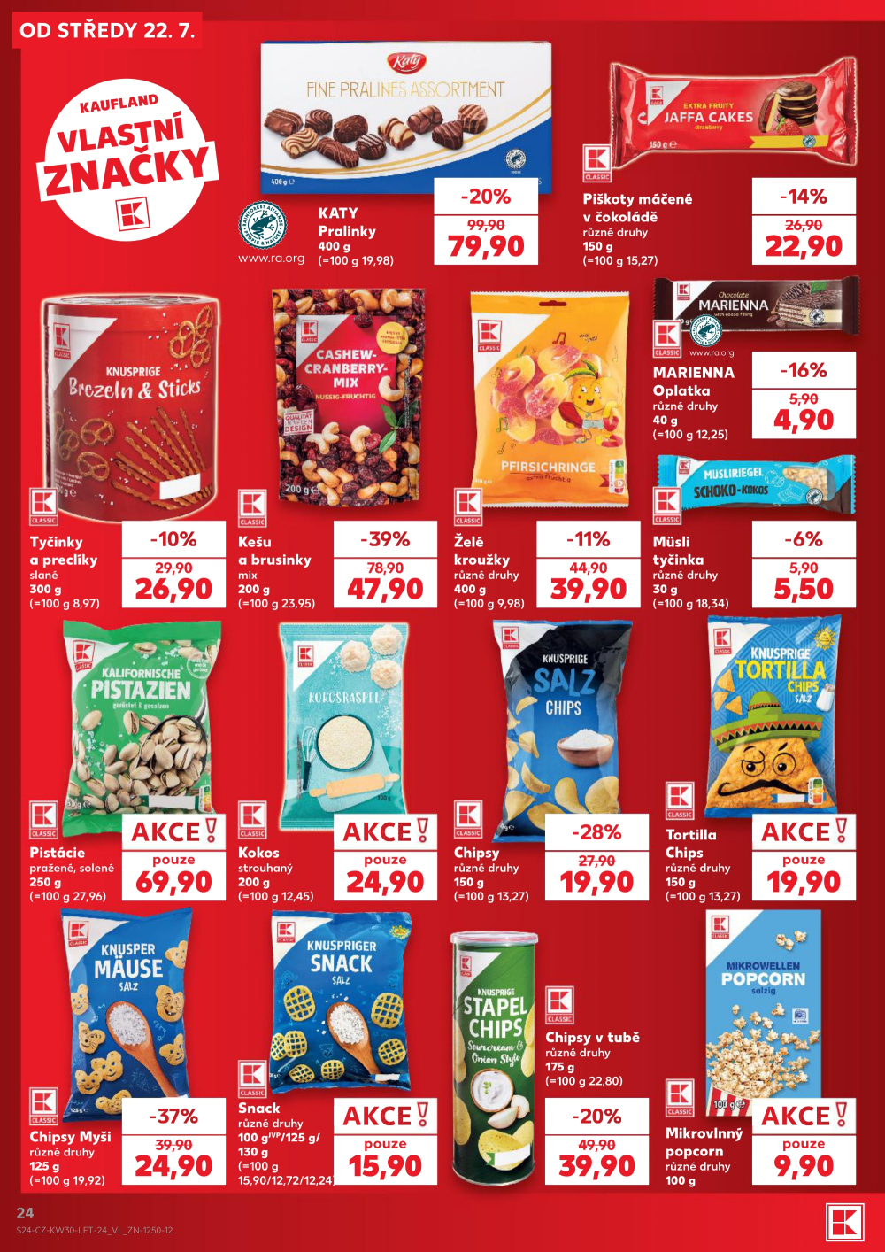 Leták Kaufland leták Praha 3 - Jarov - strana 24