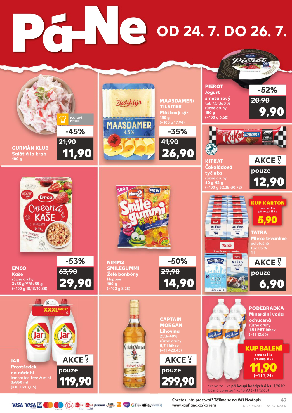 Leták Kaufland leták Praha 3 - Jarov - strana 47