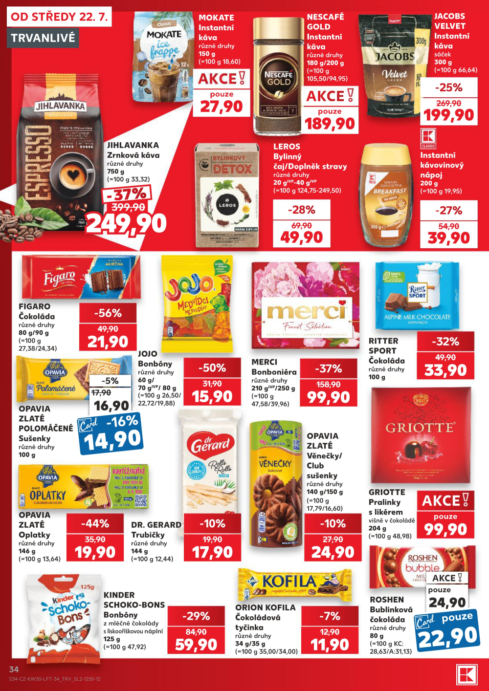 Leták Kaufland leták Praha 4 - Modřany - strana 34