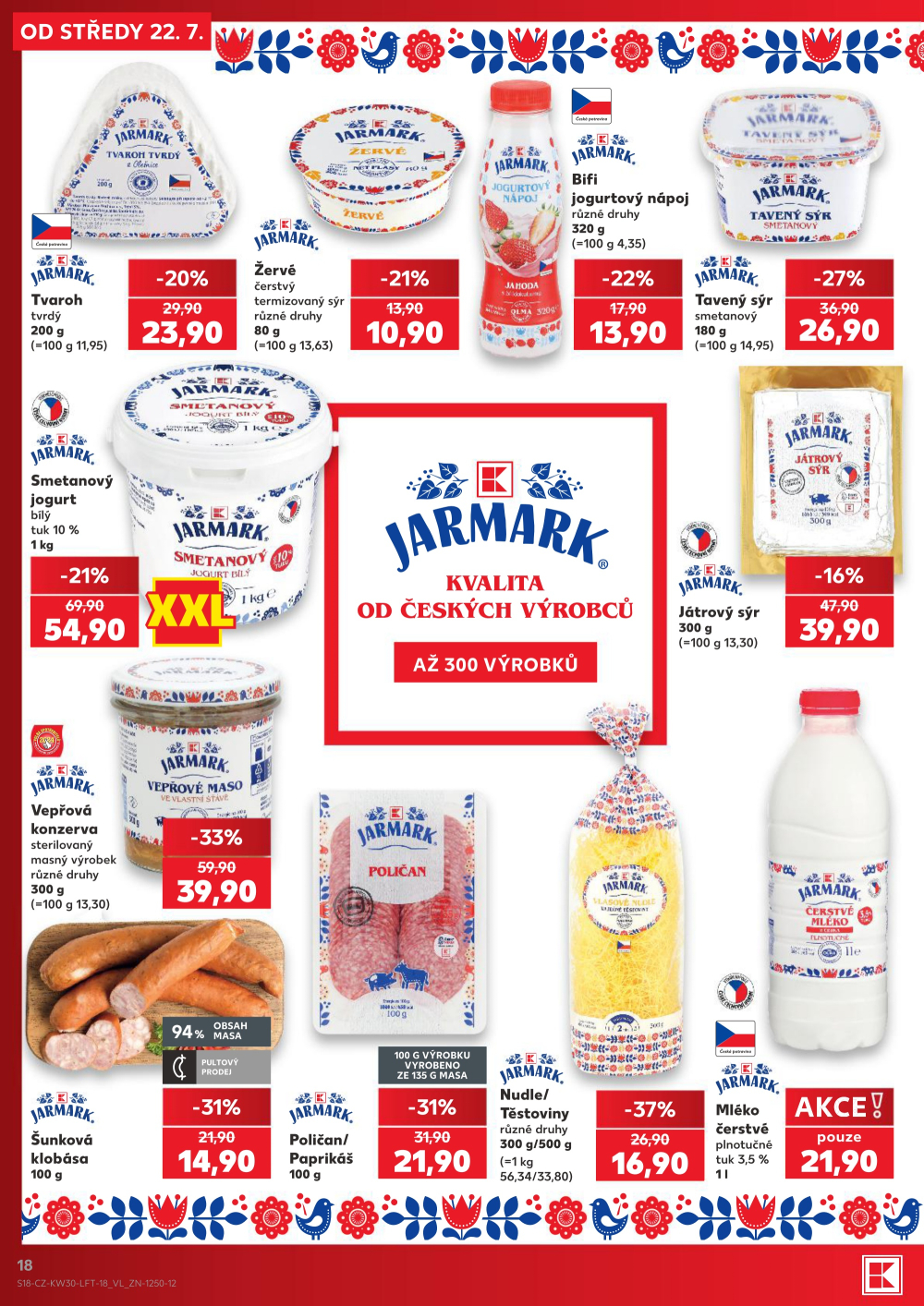 Leták Kaufland leták Praha 4 - Michle - strana 18
