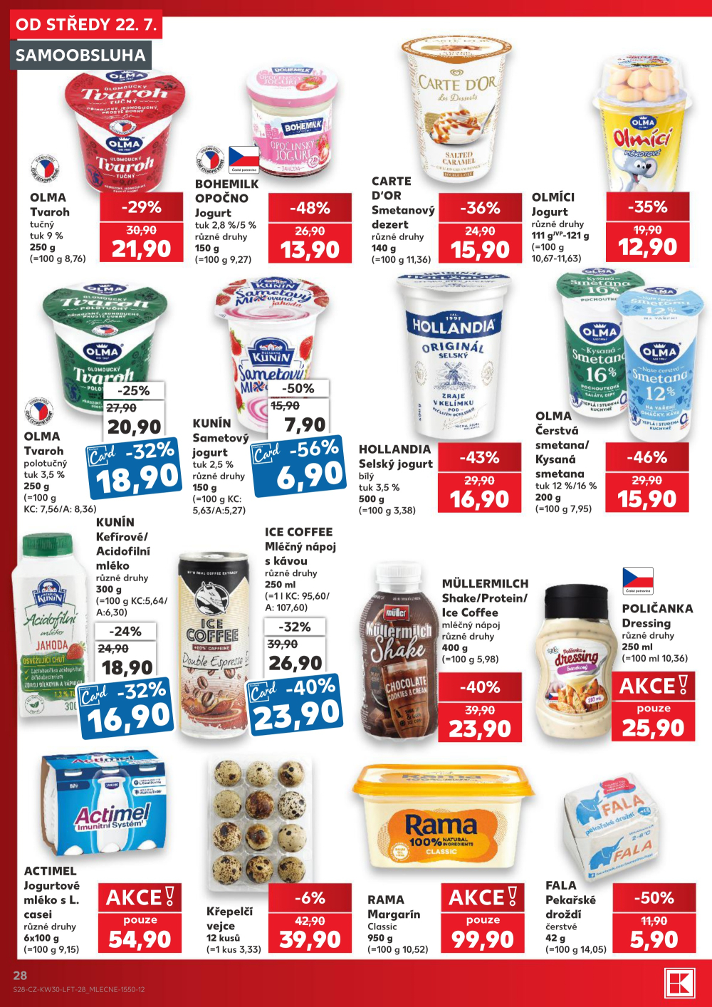 Leták Kaufland leták Praha 4 - Michle - strana 28