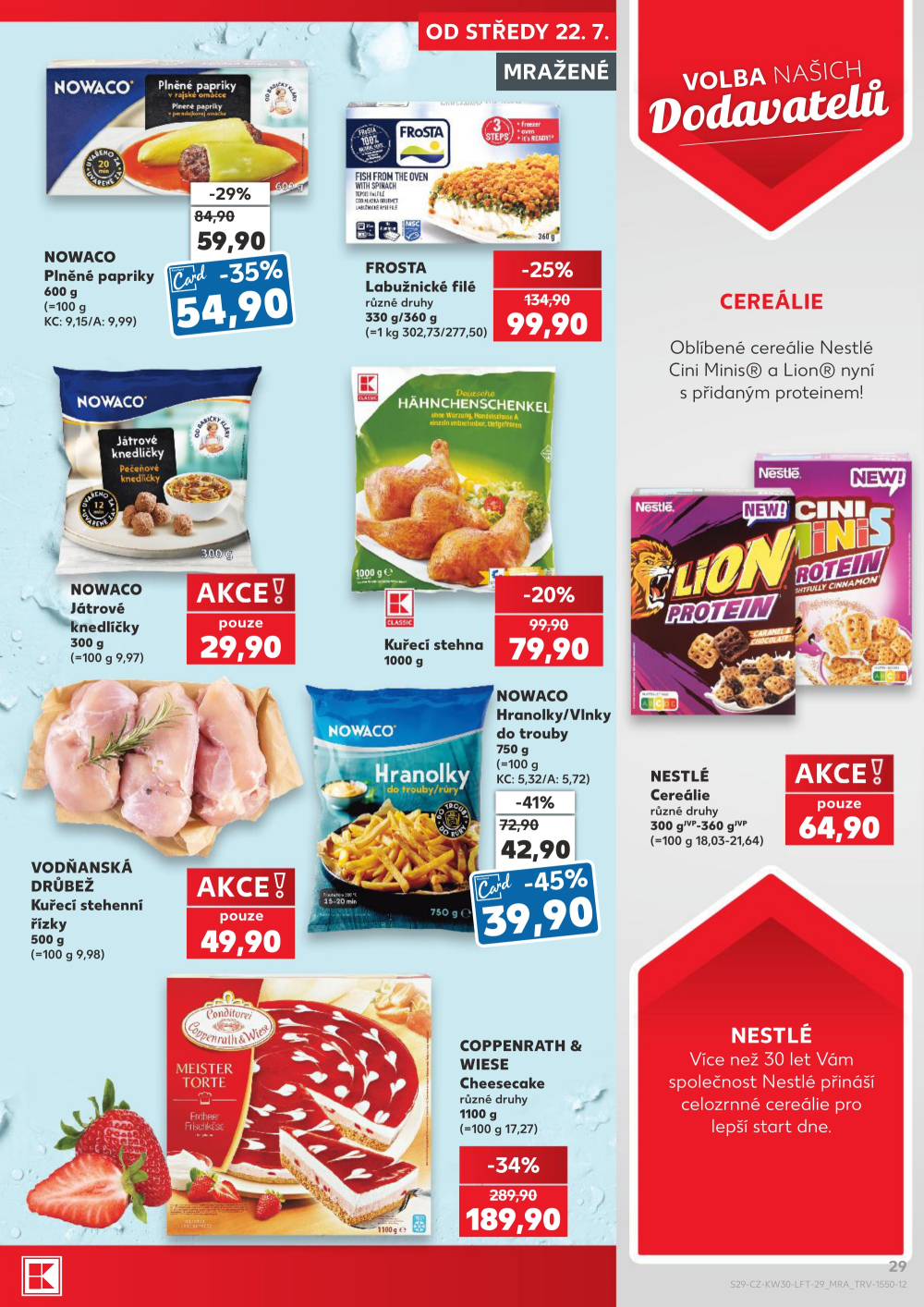 Leták Kaufland leták Praha 4 - Michle - strana 29