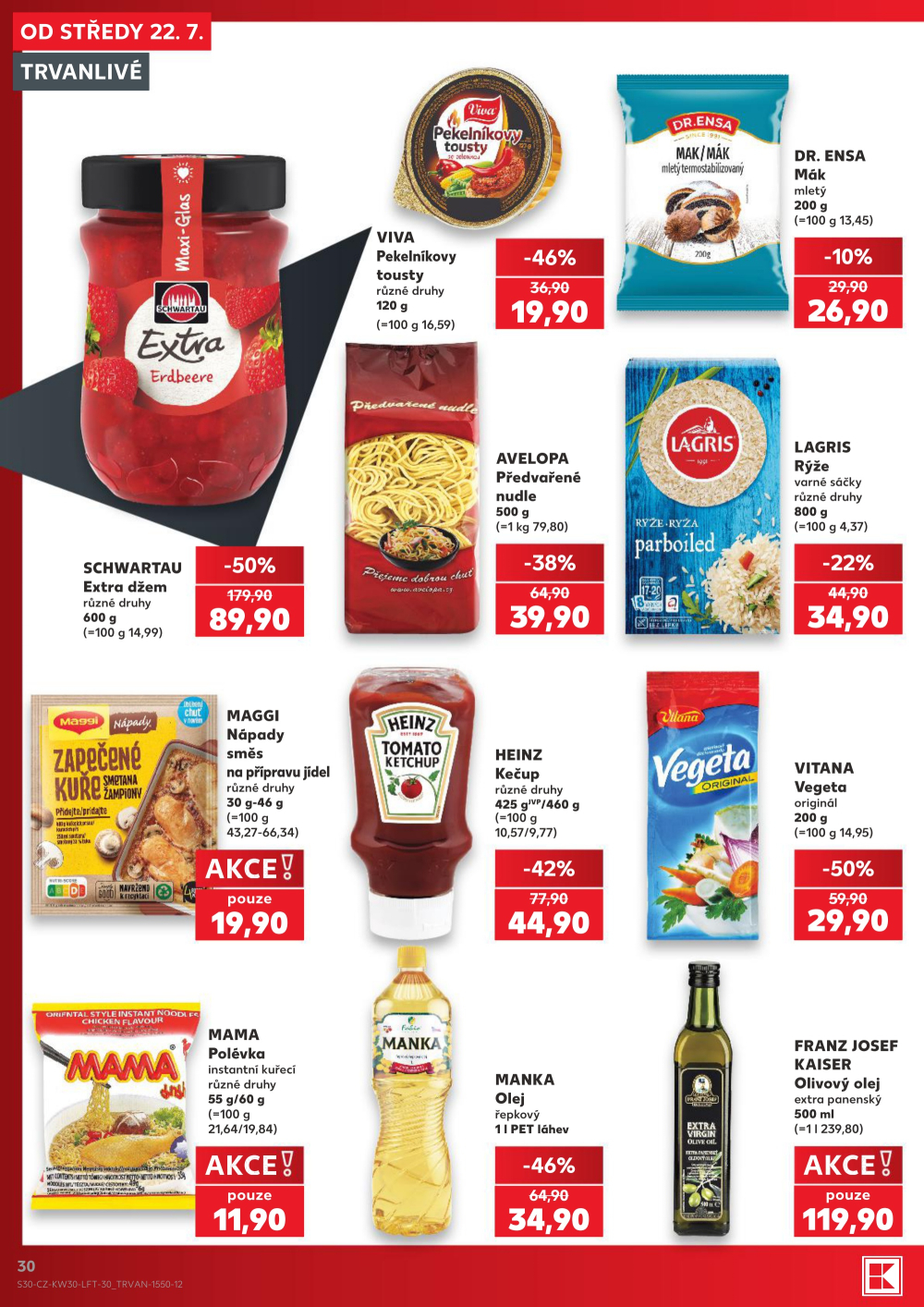 Leták Kaufland leták Praha 4 - Michle - strana 30