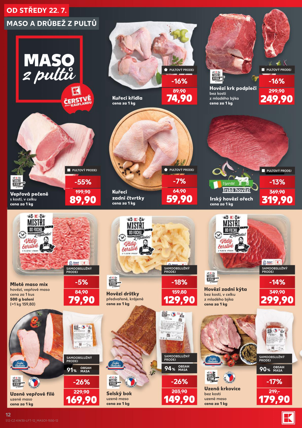 Leták Kaufland leták Praha 8 - Libeň - strana 12