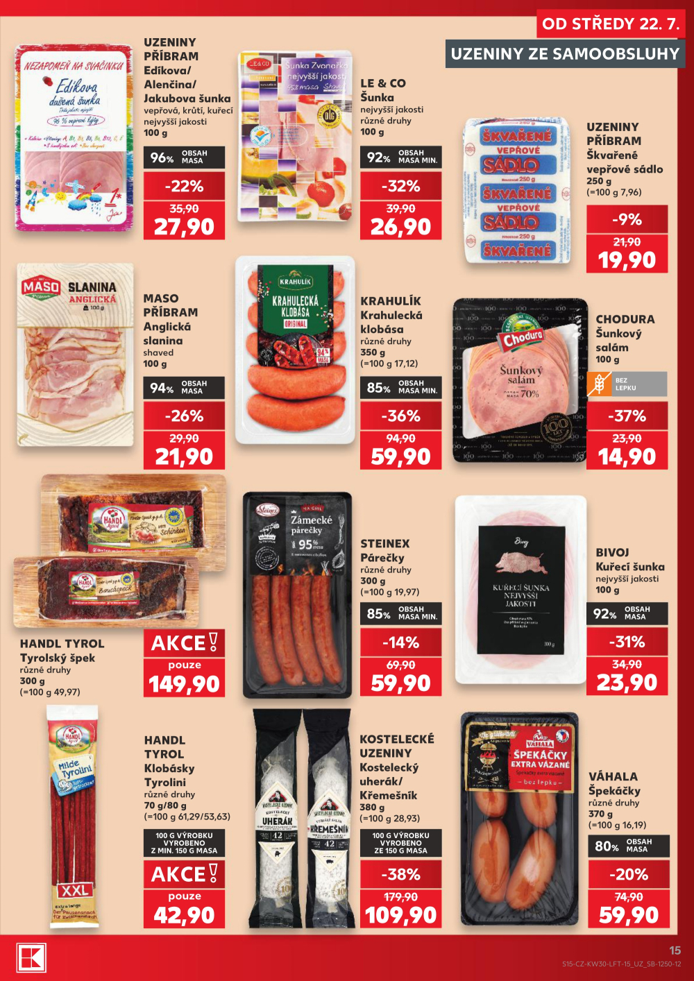 Leták Kaufland leták Praha 8 - Libeň - strana 15