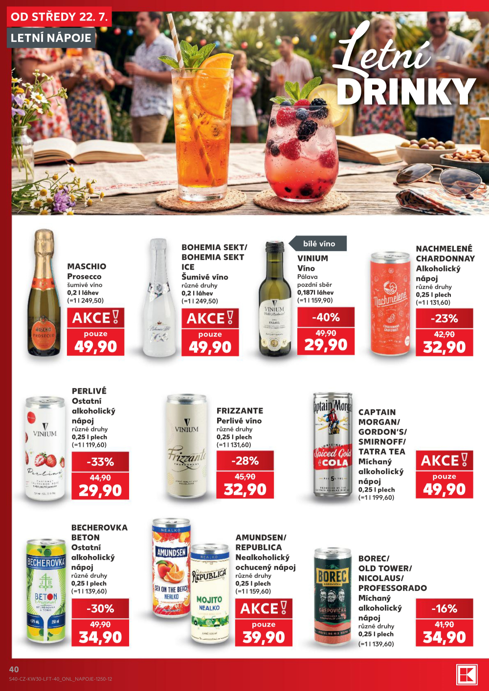 Leták Kaufland leták Praha 8 - Libeň - strana 40