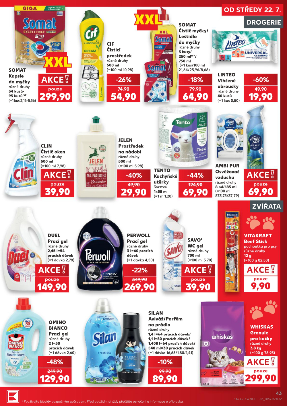 Leták Kaufland leták Praha 8 - Libeň - strana 43