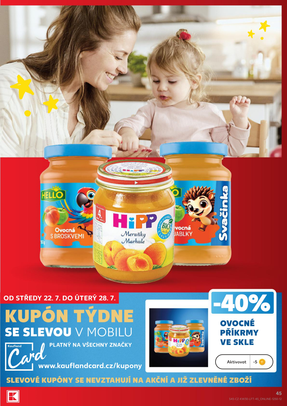 Leták Kaufland leták Praha 8 - Libeň - strana 45
