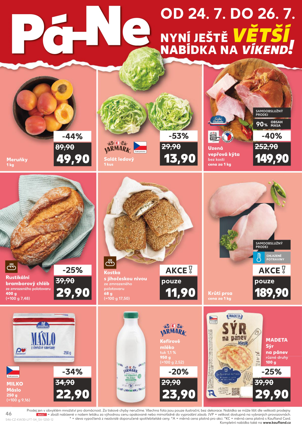 Leták Kaufland leták Praha 8 - Libeň - strana 46