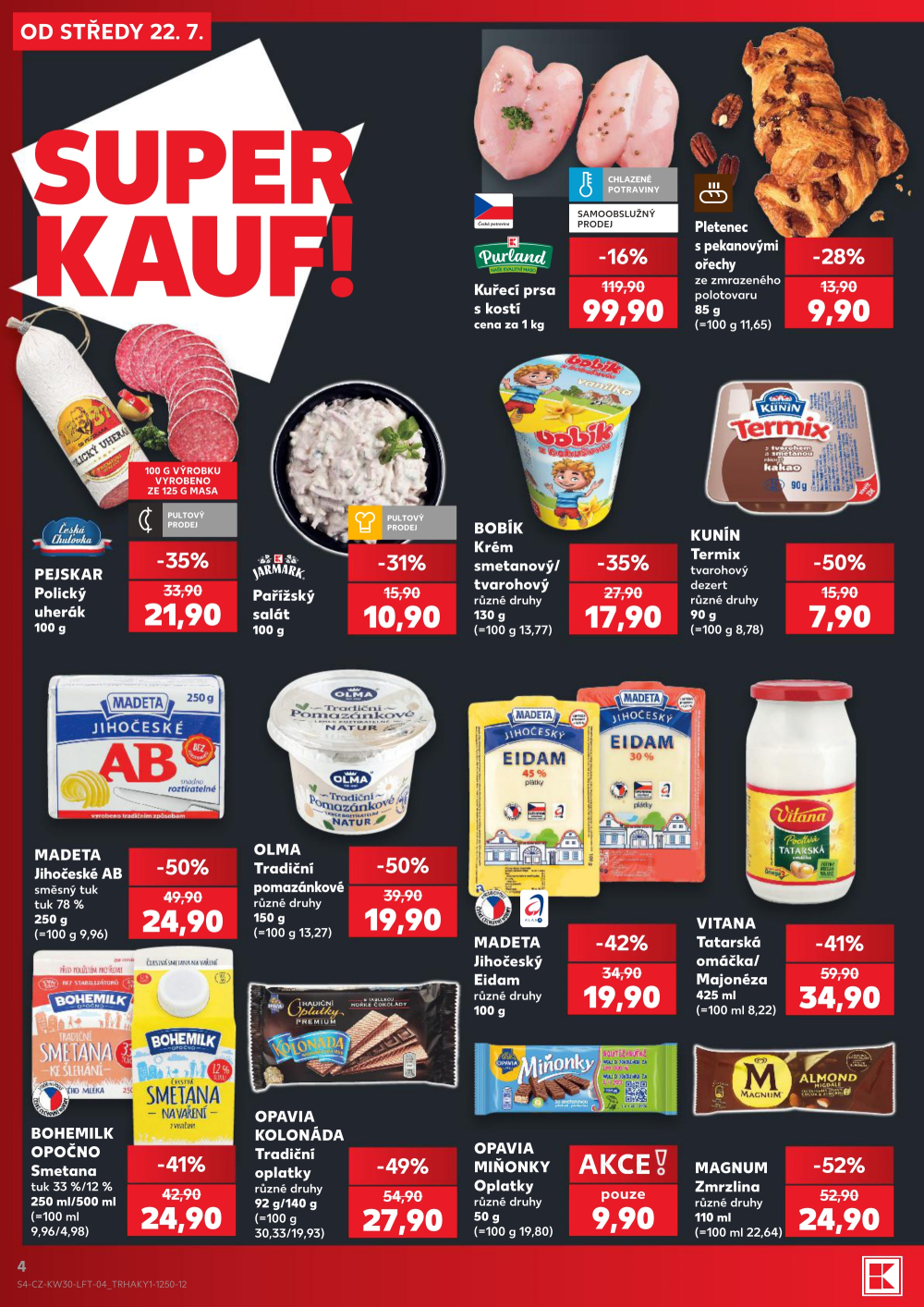 Leták Kaufland leták Praha 8 - Libeň - strana 4