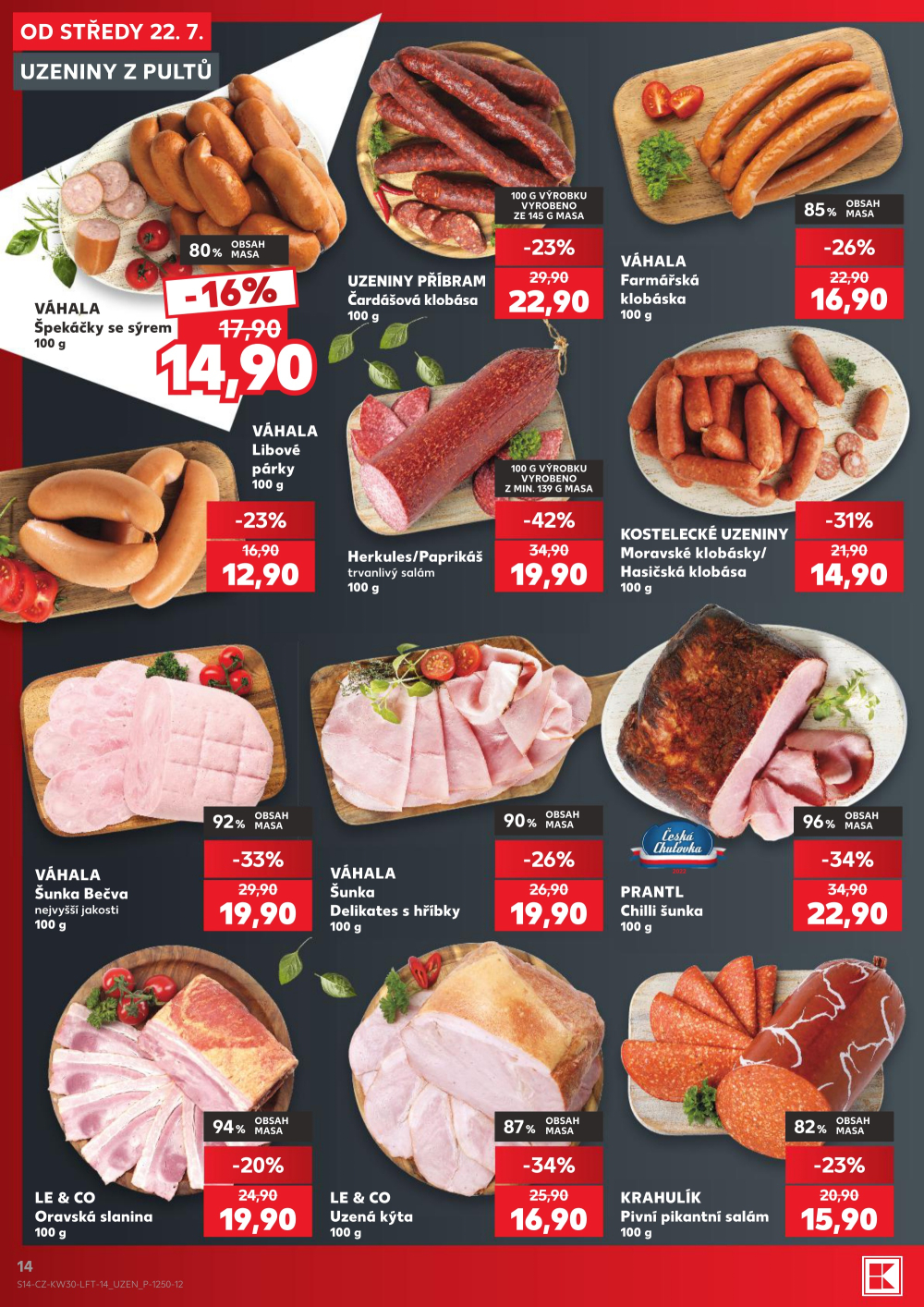 Leták Kaufland leták Praha 9 - Hloubětín - strana 14