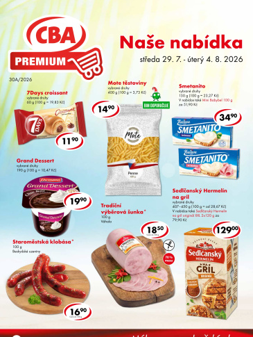 CBA Premium leták