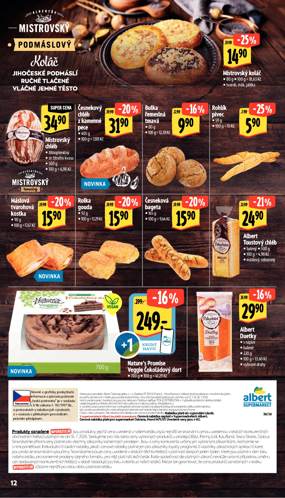 Leták Albert Supermarket leták - Ostrava, Horní - strana 26