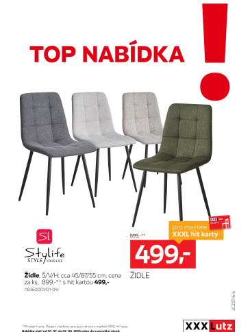 XXXLutz leták - TOP nabídka Židle Styllife
