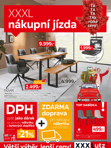 XXXLutz leták - XXXL nákupní jízda