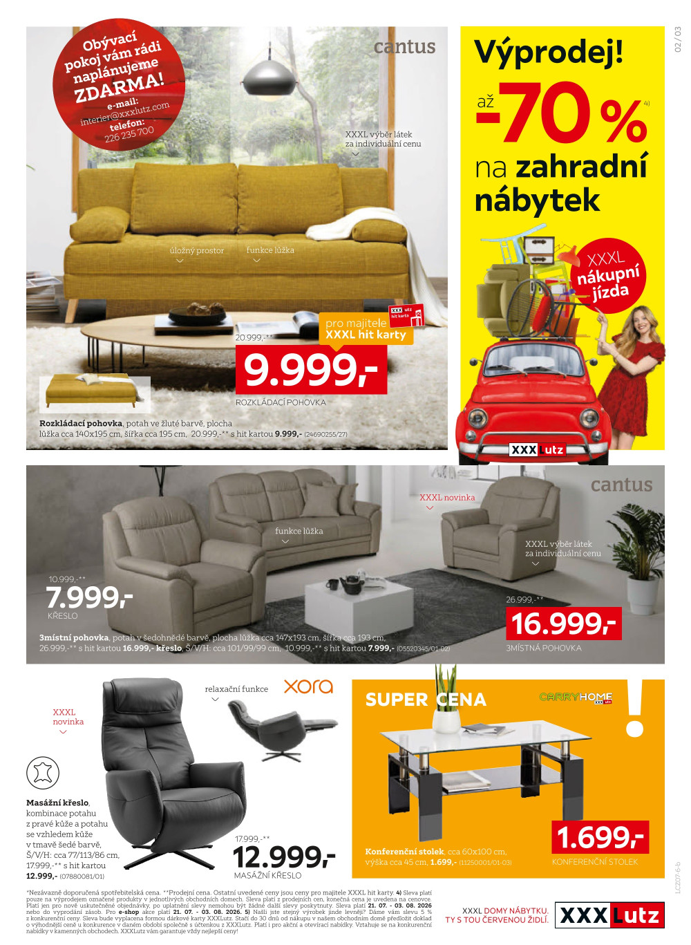 Leták XXXLutz leták - XXXL nákupní jízda - strana 3