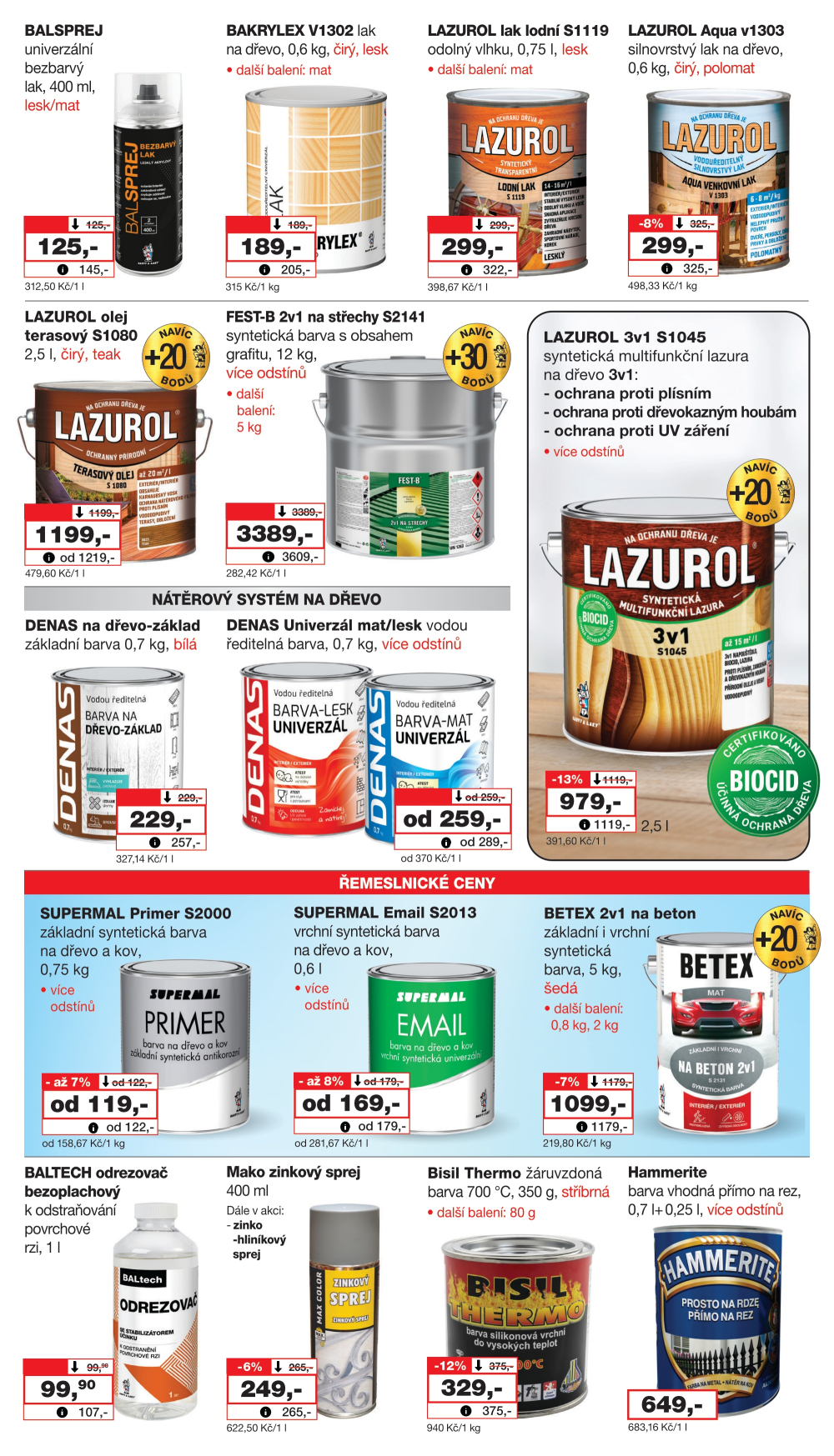 Leták Barvy a laky drogerie leták - strana 6