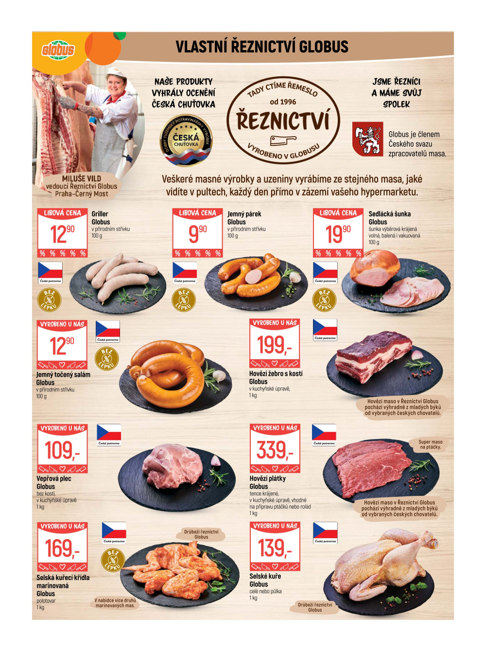 Leták Globus leták Praha - Černý Most - strana 7